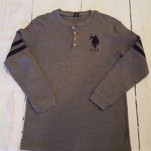 Boys US Polo Long Sleeve Did a 18